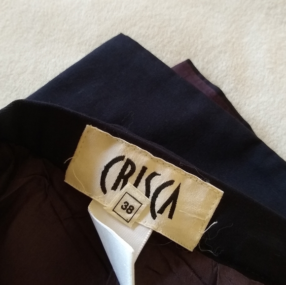 CRISCA by ESCADA Dark Navy Blue Pencil Skirt - Picture 6 of 9